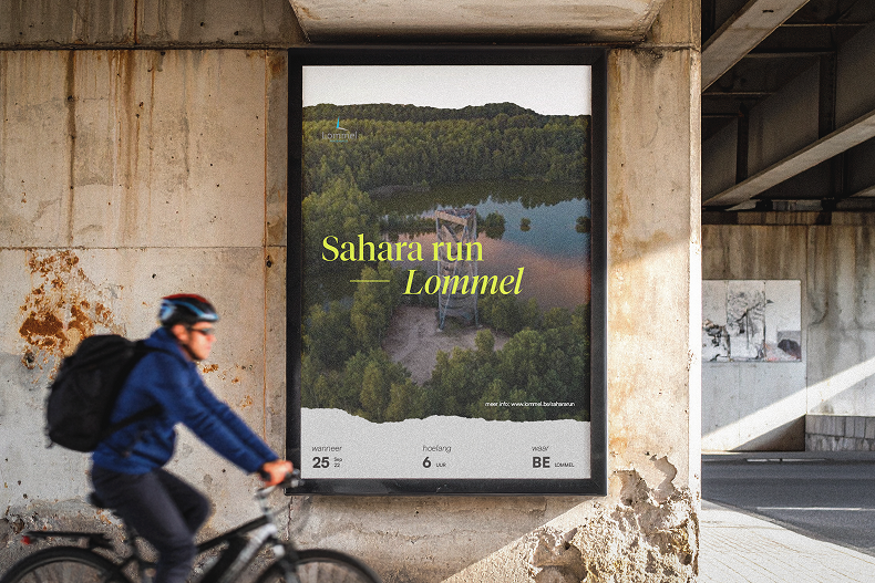 Sahara run Lommel Poster